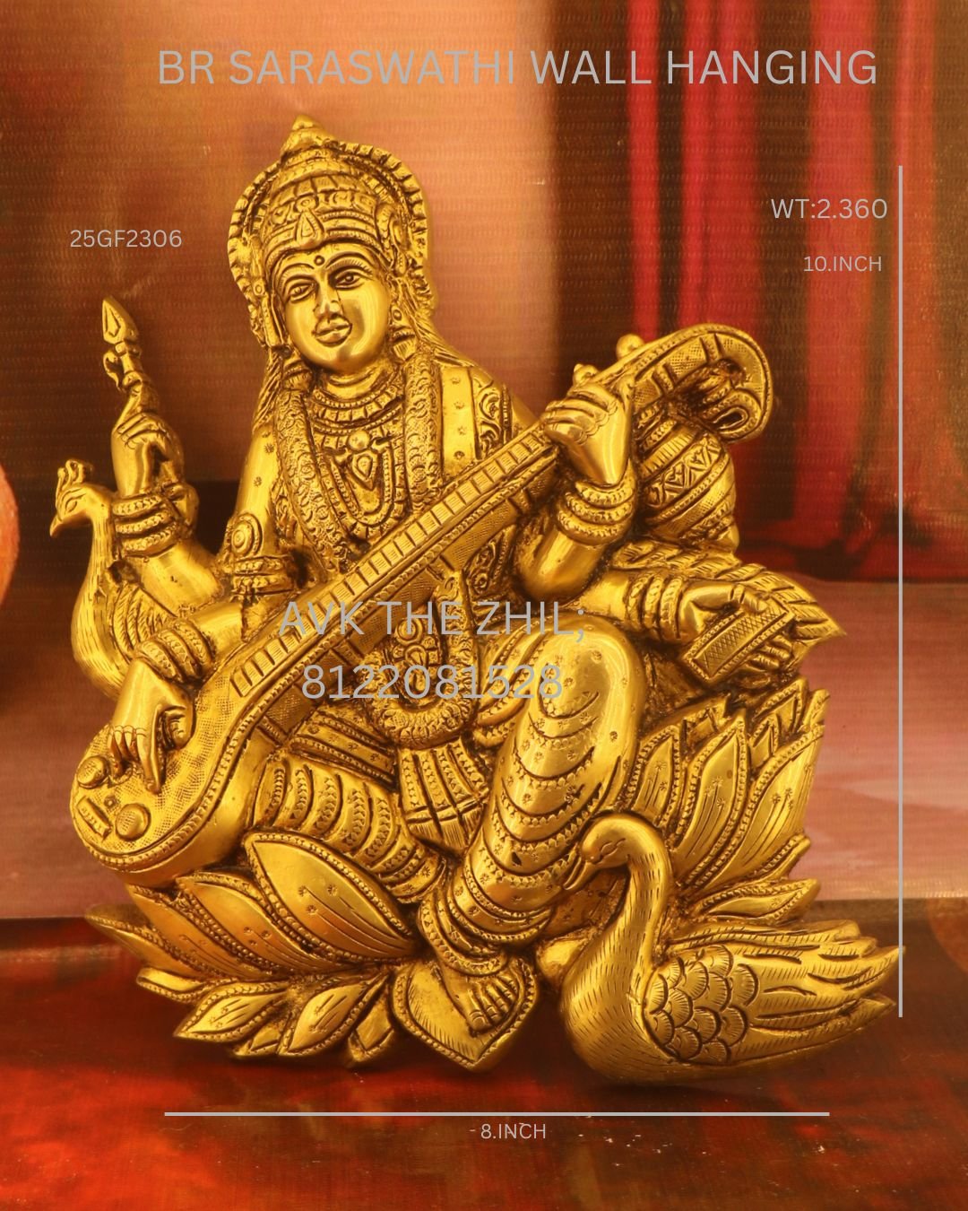 BR SARASWATHI WALL HANGING