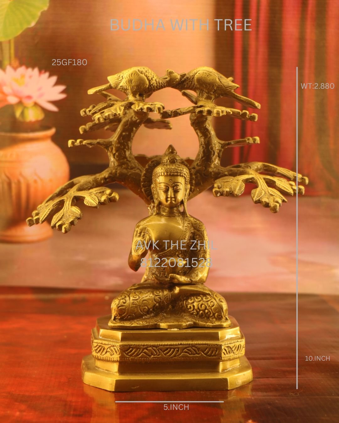 BR BUDHA WITH TREE