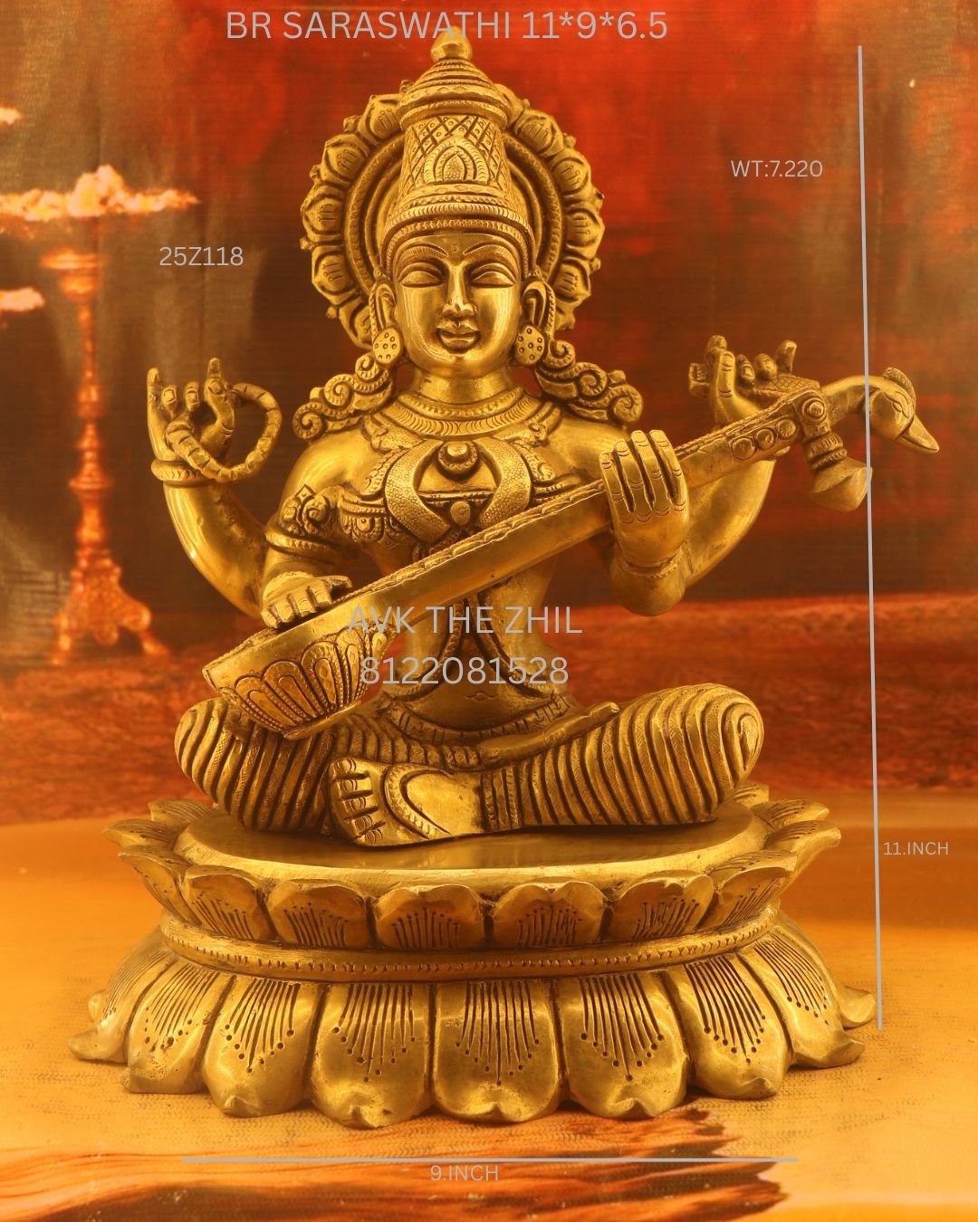 BR SARASWATHI  11*9*6.5