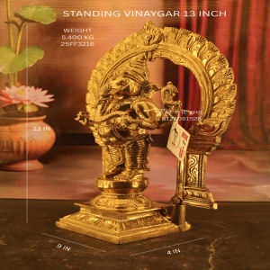 STANDING VINAYAGAR 13 INCH