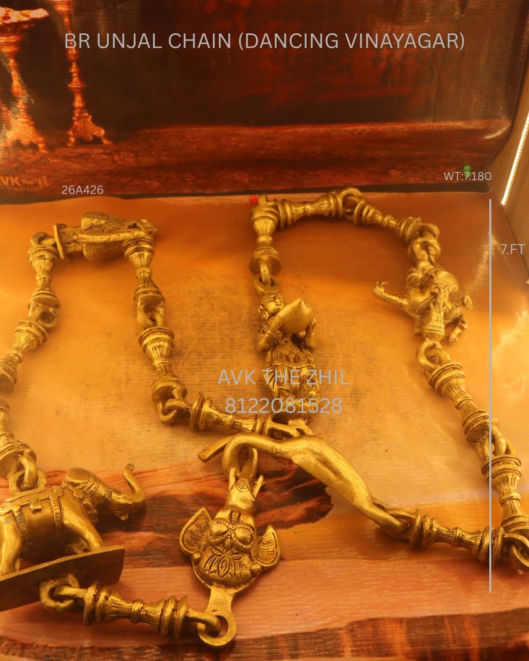 BR UNJAL CHAIN (DANCING VINAYAGAR )